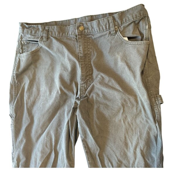 Dickies Work Pants Khaki Carpenter Utility Canvas‎ 38x30 Mens |O1 - Picture 4 of 7